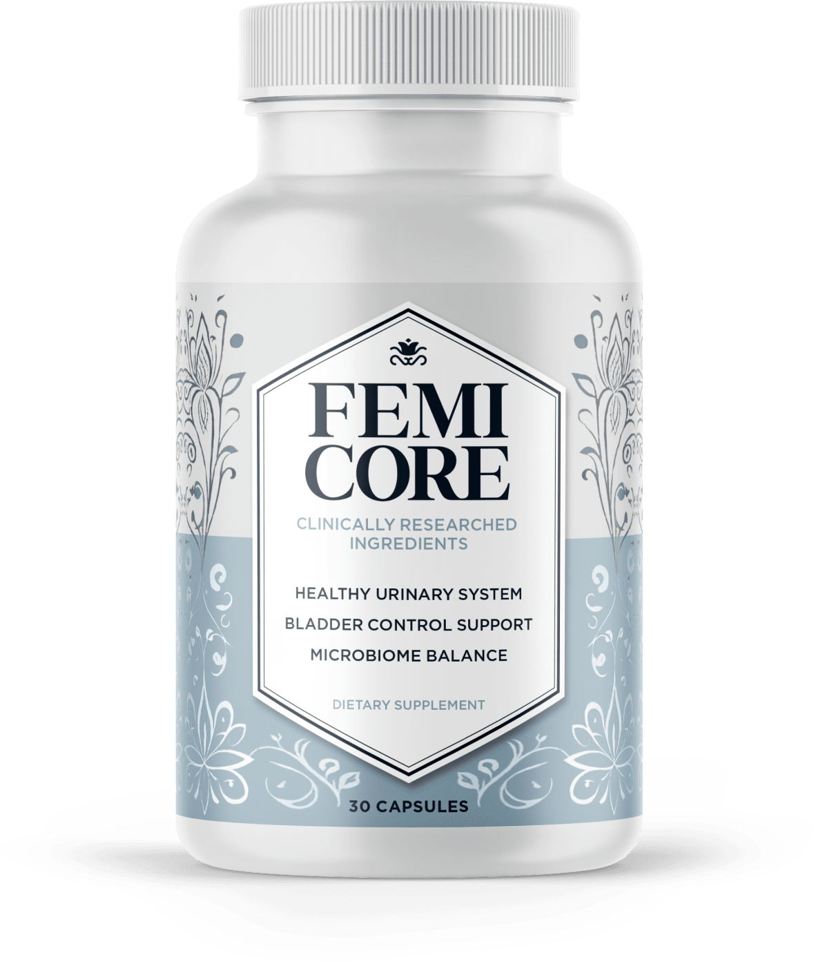 FemiCore dietary supplement bottle